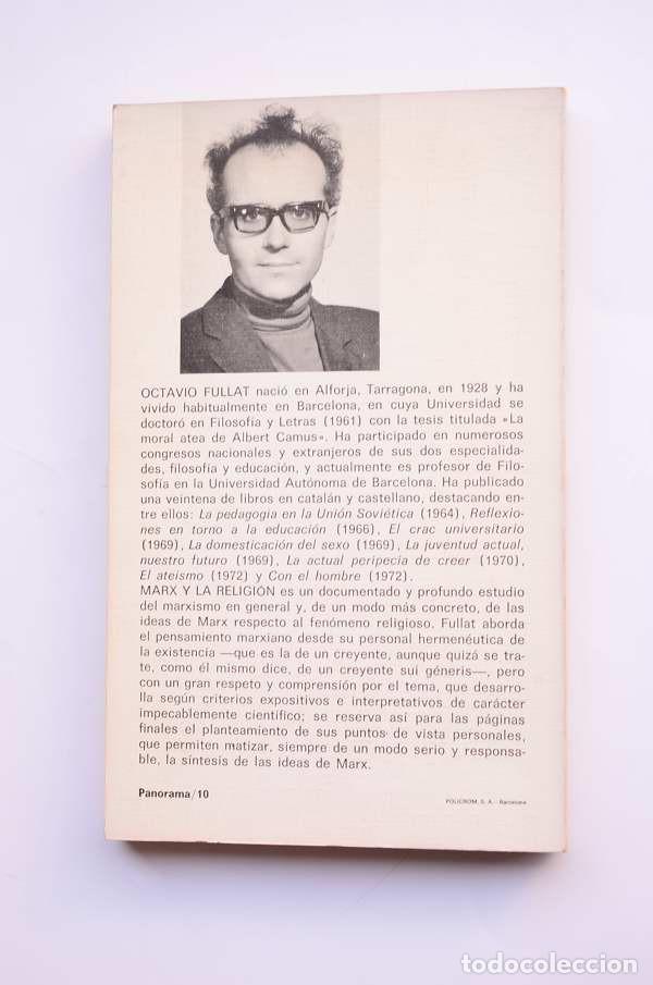 Libros de segunda mano: Marx y la religi&oacute;n - FULLAT, Octavio - Foto 4