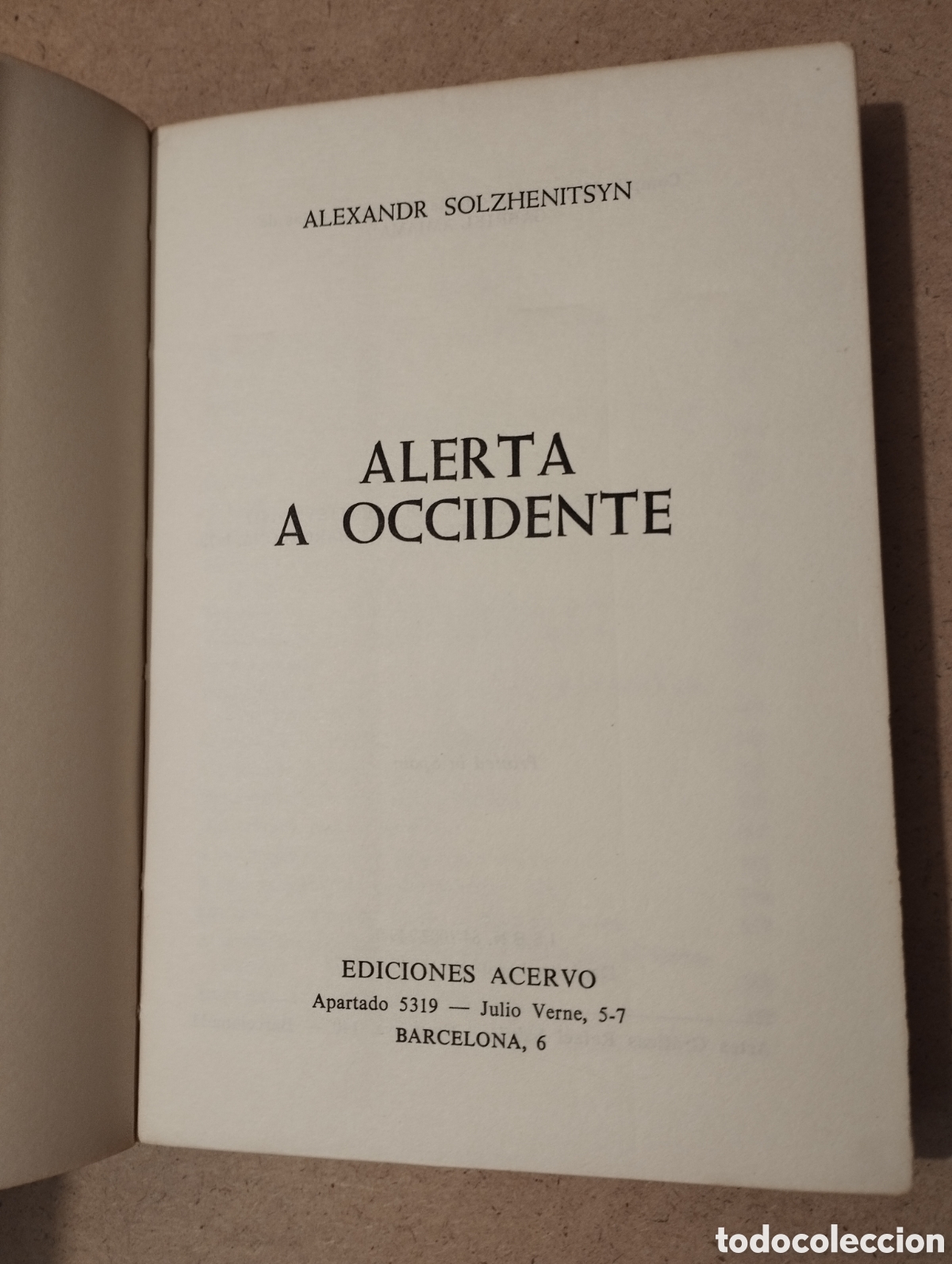 Libros de segunda mano: ALERTA A OCCIDENTE (ALEXANDR SOLZHENITSYN) - Foto 2