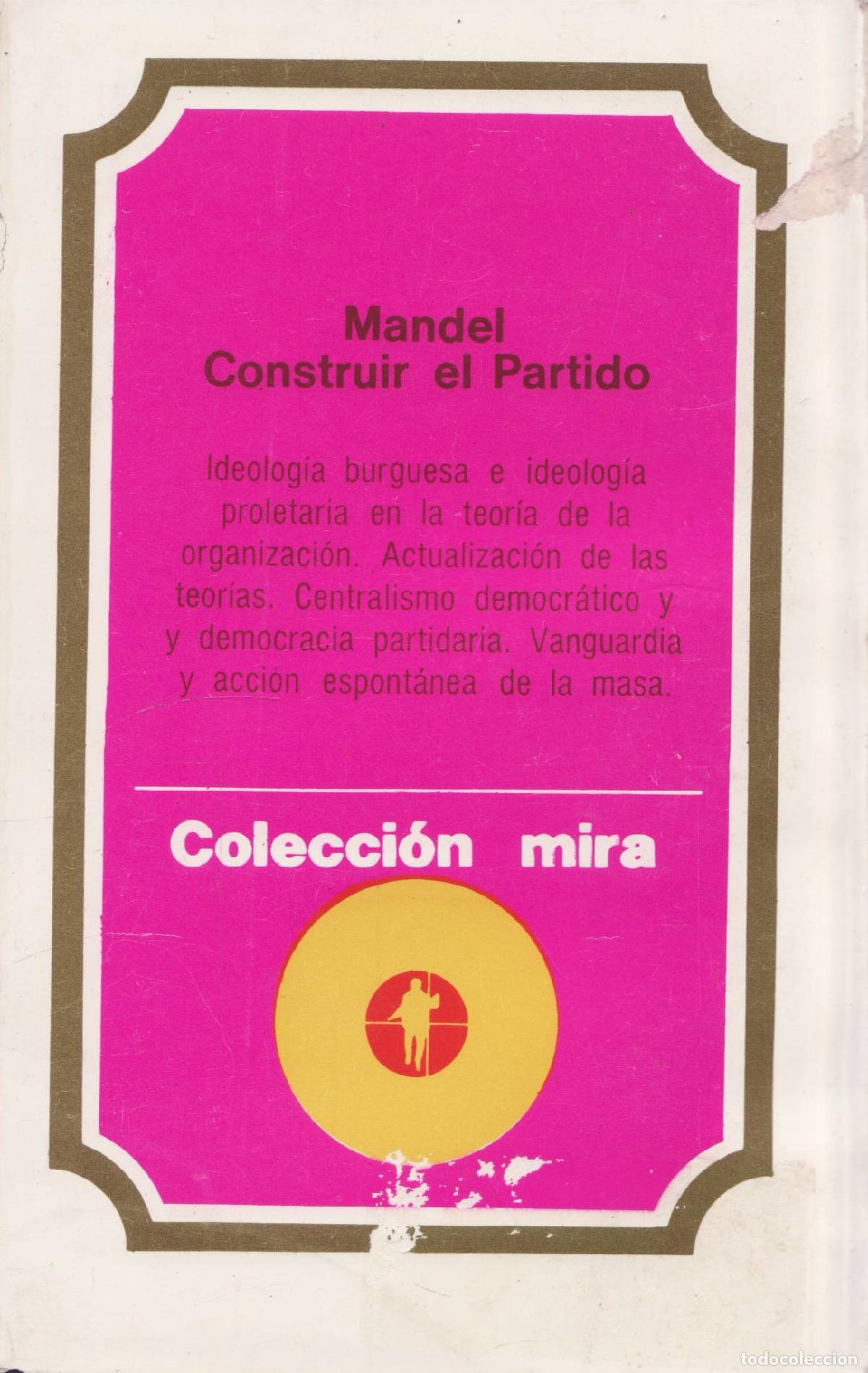 Libros de segunda mano: Construir el partido - Mandel, Ernest - Foto 3