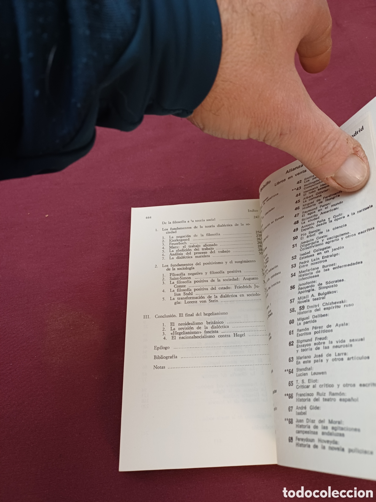 Libros de segunda mano: LIBRO, RAZ&Oacute;N Y REVOLUCI&Oacute;N, 1971 - Foto 8
