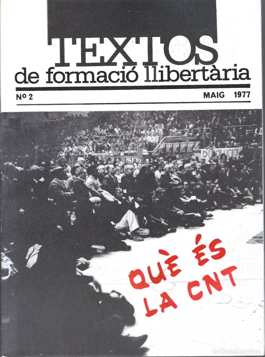 Gebrauchte B&uuml;cher: TEXTOS DE FORMACI&Oacute; LLIBERT&Agrave;RIA -- QU&Egrave; &Eacute;S LA C.N.T. ?