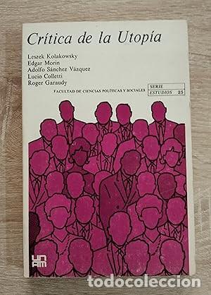 CRITICA DE LA UTOPIA - VV.AA