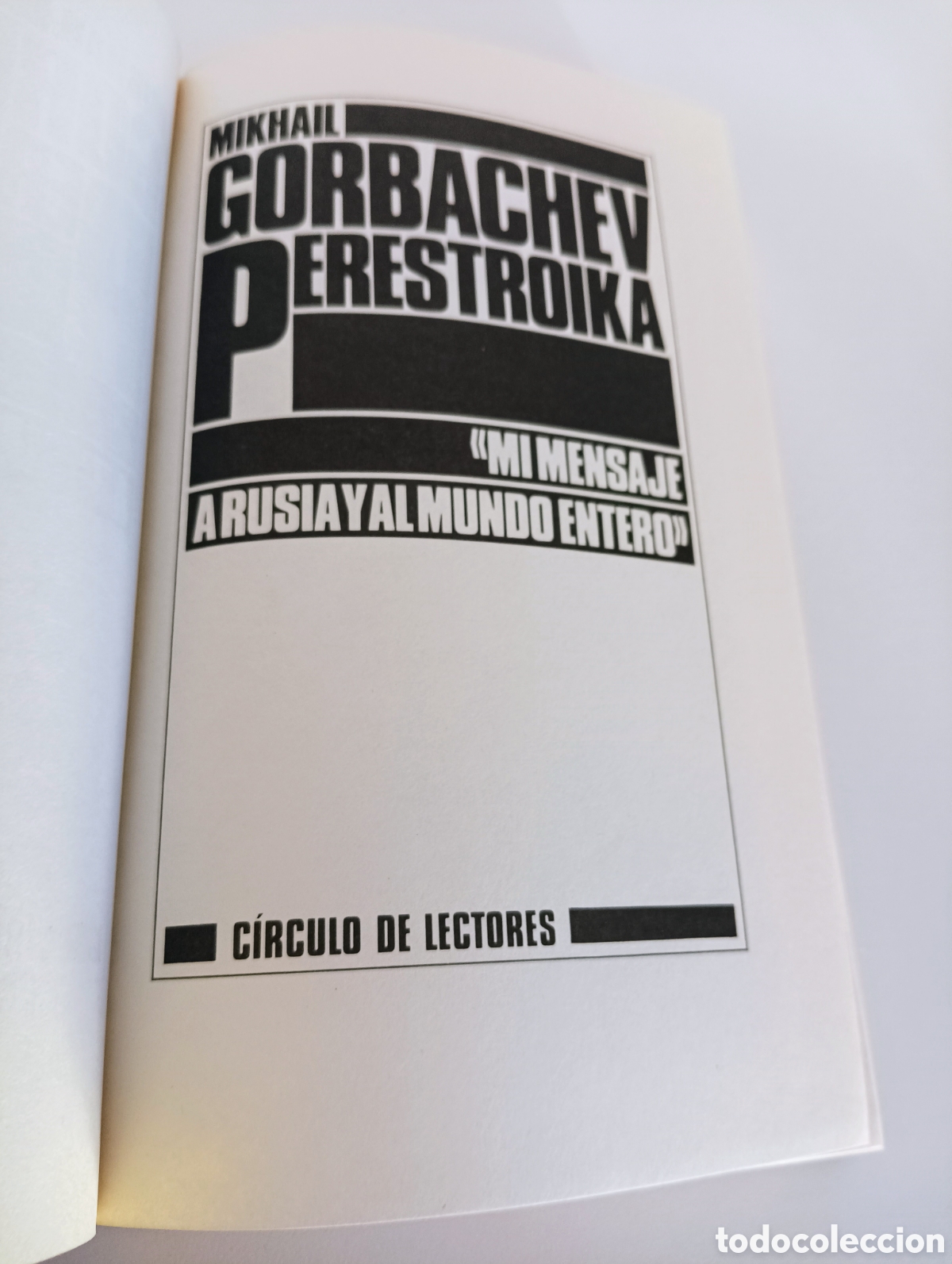 Libros de segunda mano: Libro PERESTROIKA. Mikhail Gorbachev. - Foto 4