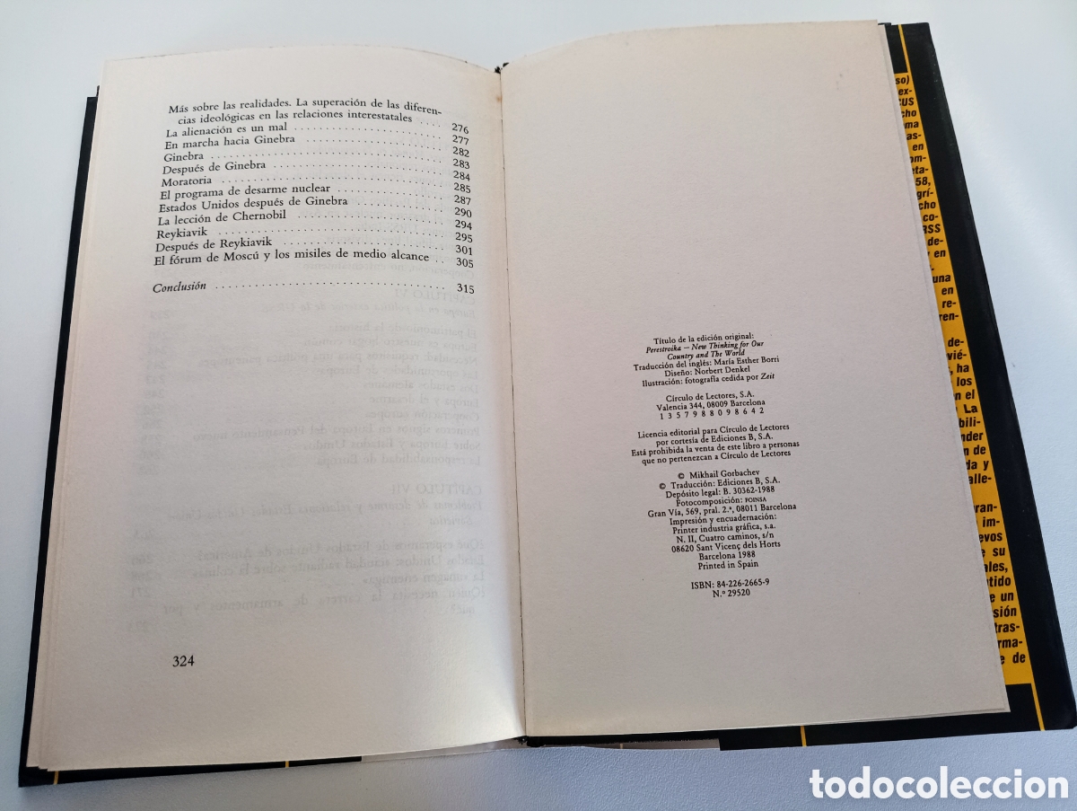 Libros de segunda mano: Libro PERESTROIKA. Mikhail Gorbachev. - Foto 7