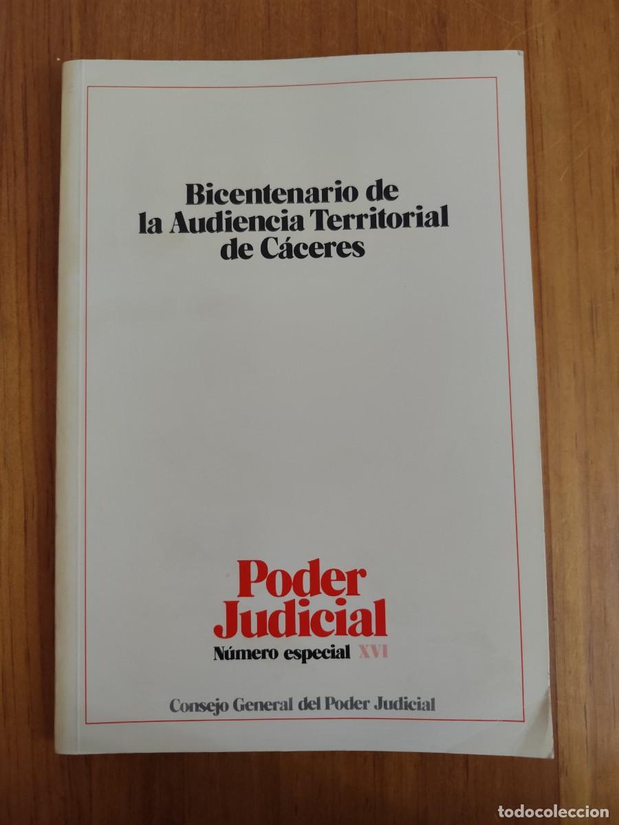 Libros de segunda mano: LPV CD Bicentenario de la Audiencia Territorial de C&aacute;ceres . Poder Judicial 1990