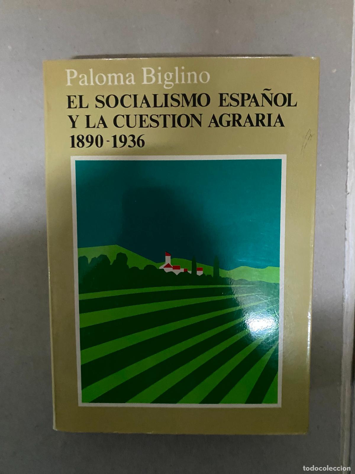 Libri di seconda mano: EL SOCIALISMO ESPA&Ntilde;OL Y LA CUESTI&Oacute;N AGRARIA (1890-1936). PALOMA BIGLINO