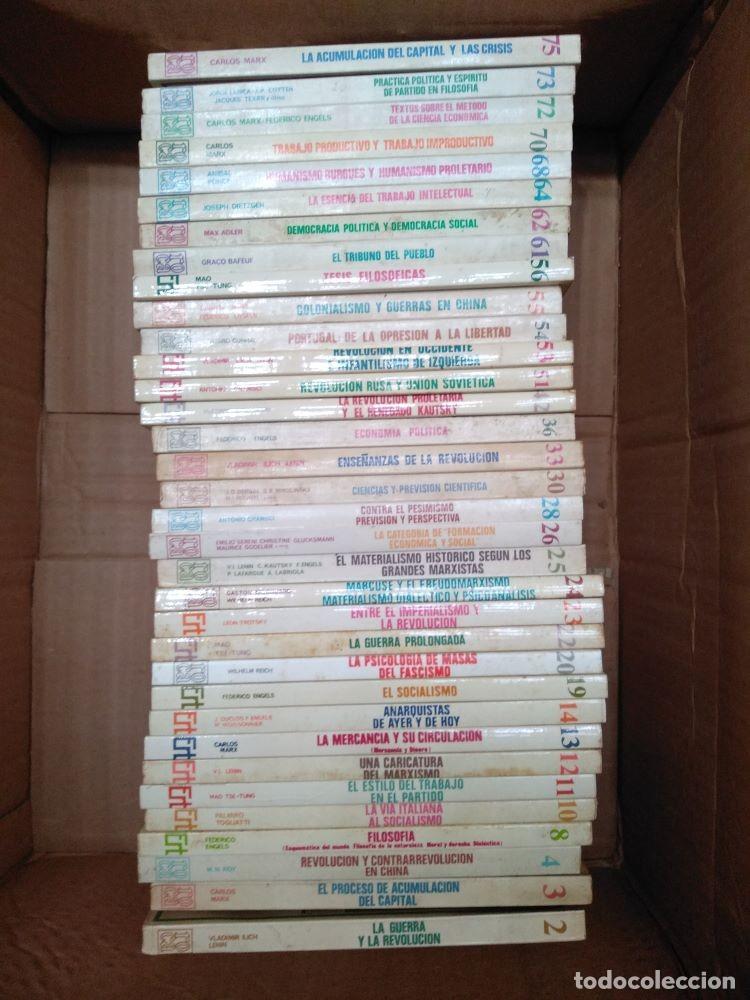 Libros de segunda mano: 34 libros colecci&oacute;n Roca, autores marxistas, MARX, LENIN, ADLER, ENGELS, PLEJANOV rr