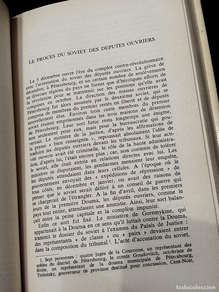 Libros de segunda mano: 1969. Leon Trotsky. 1905 suivi de Bilan et Perspective. - Foto 12