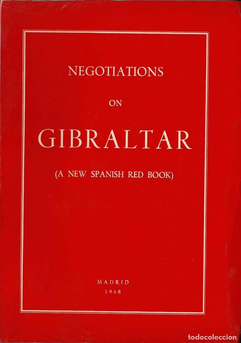 Second hand books: Negotiations on Gibraltar (A new spanish red book)