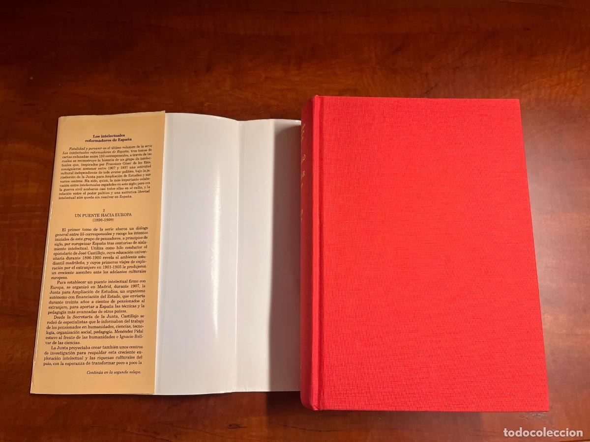 Libri di seconda mano: Epistolario de Jos&eacute; Castillejo &ndash; Tomo III FATALIDAD Y PORVENIR 1913&ndash;1937 &ndash; Ep&iacute;logo 1945&ndash;1998