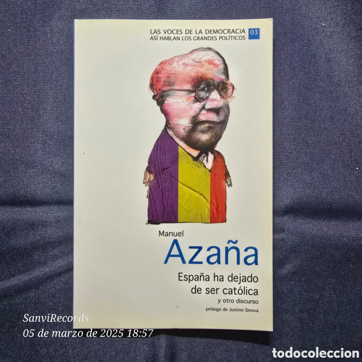 Gebrauchte B&uuml;cher: LAS VOCES DE LA DEMOCRACIA N&deg; 3: MANUEL AZA&Ntilde;A (BIBLIOTECA EL MUNDO)