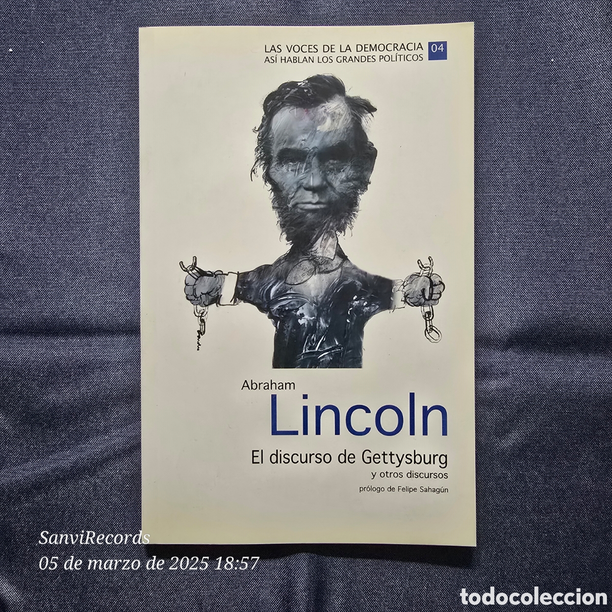 Gebrauchte B&uuml;cher: LAS VOCES DE LA DEMOCRACIA N&deg; 4: ABRAHAM LINCOLN (BIBLIOTECA EL MUNDO)
