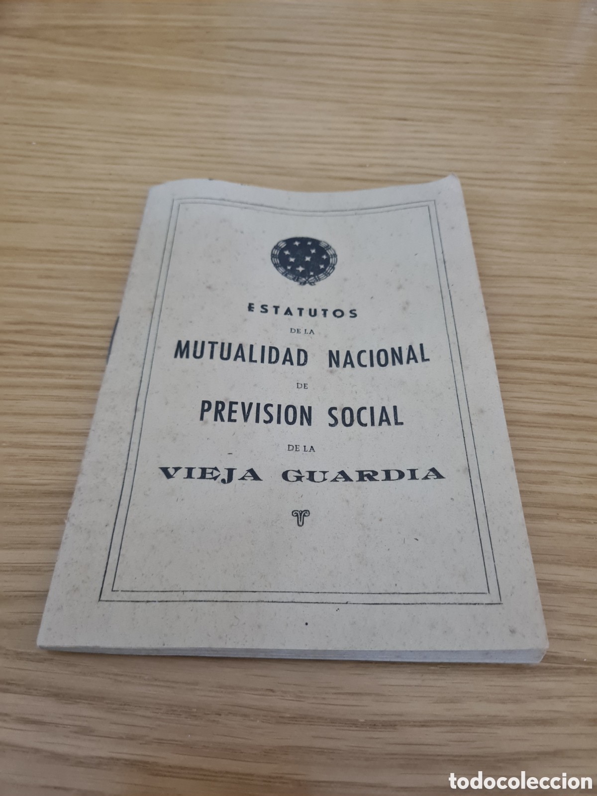 Libri di seconda mano: 3-ESTATUTOS DE LA MUTUALIDAD NACIONAL DE PREVISION SOCIAL DE LA VIEJA GUARDIA