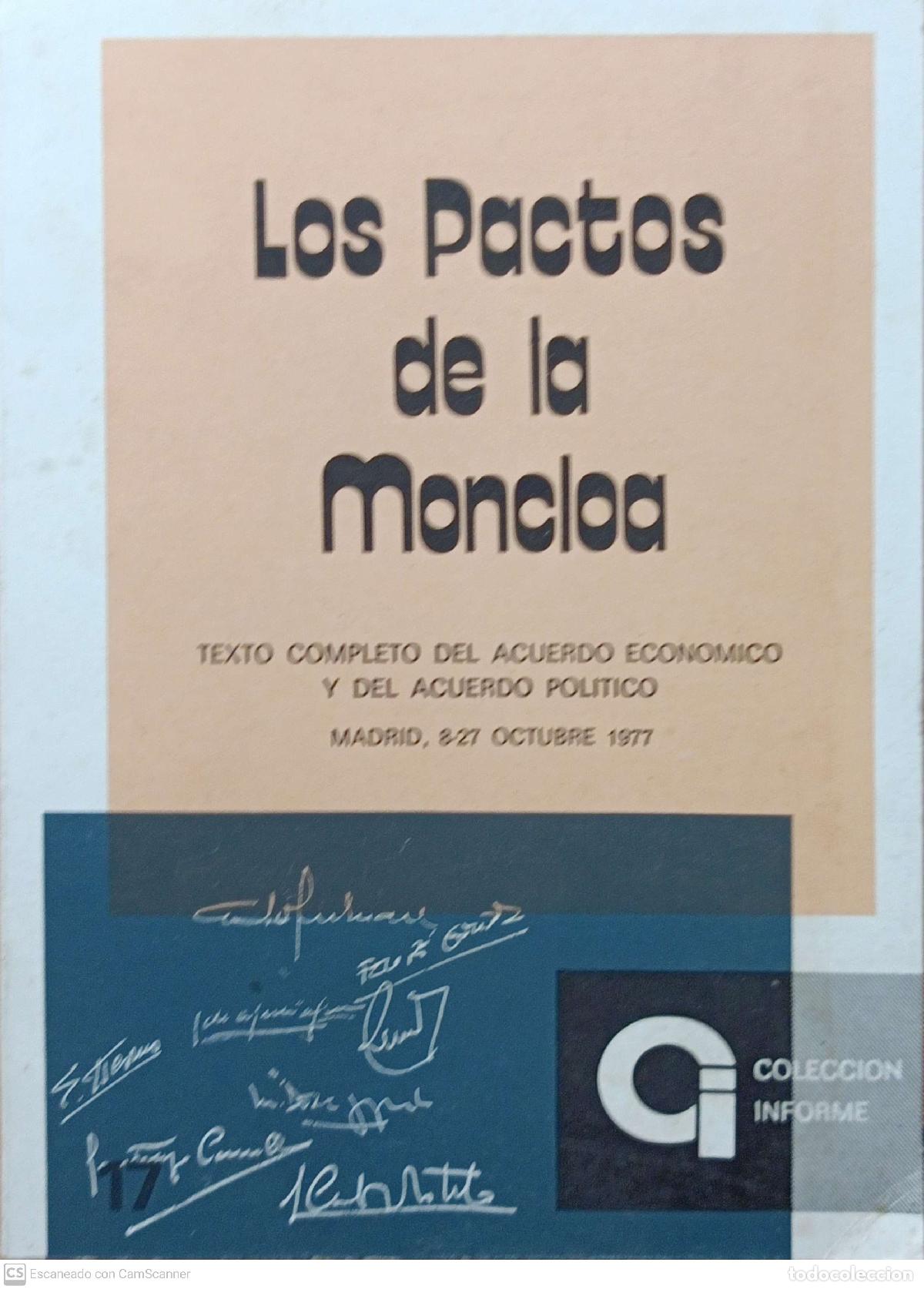 Libros de segunda mano: Los pactos de la moncloa - Foto 1