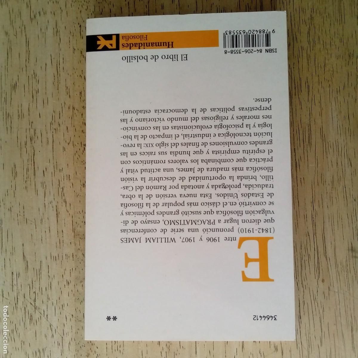 Libros de segunda mano: Pragmatismo. William James - Foto 2