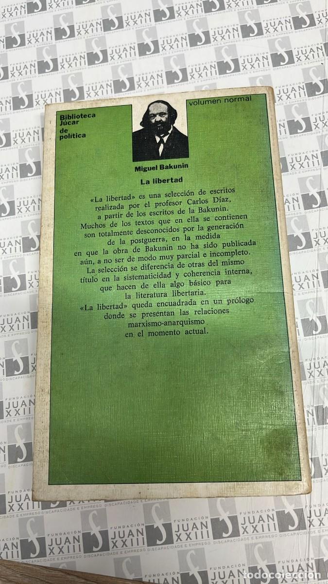 Libros de segunda mano: &rdquo;La libertad&rdquo;, de Miguel Bakunin - Foto 2