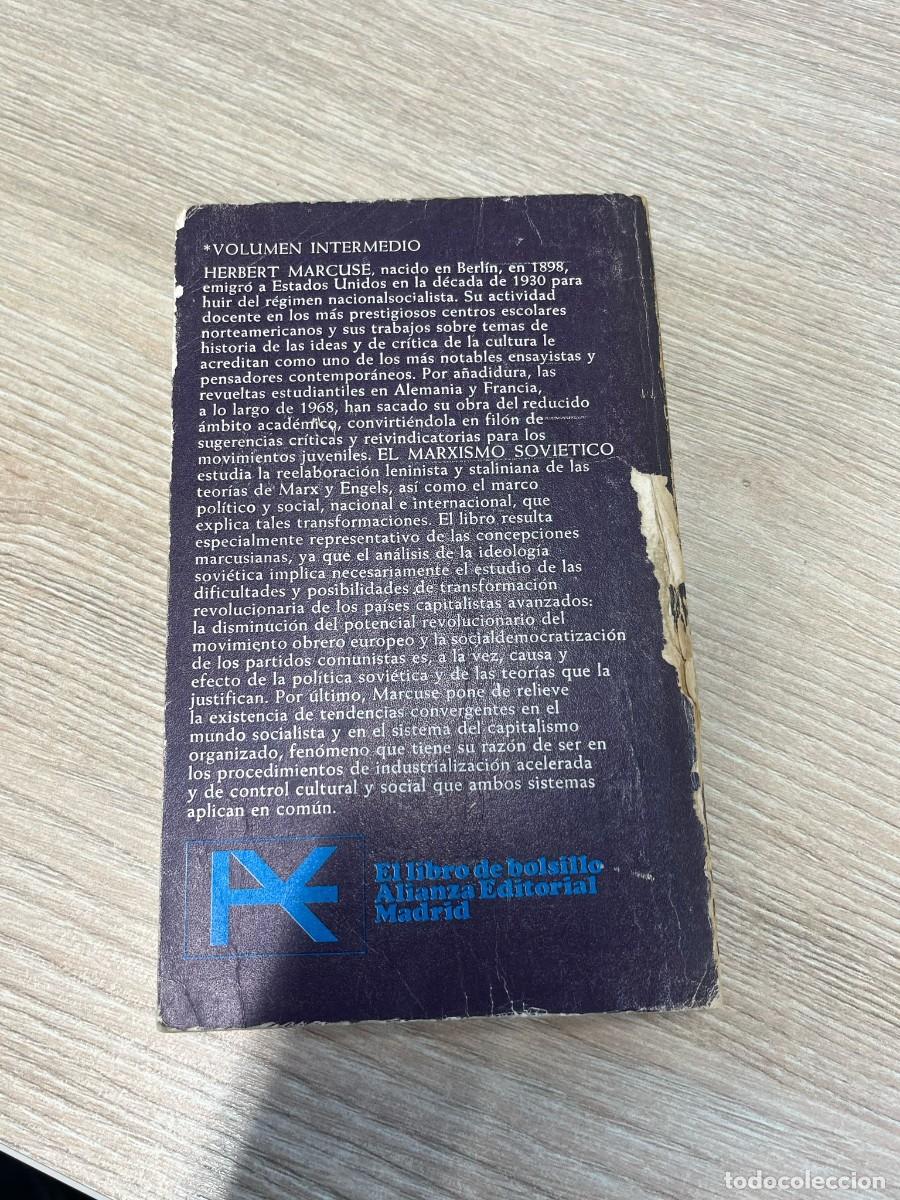 Libros de segunda mano: &rdquo;El marxismo sovi&eacute;tico&rdquo;, de Herbert Marcuse - Foto 2