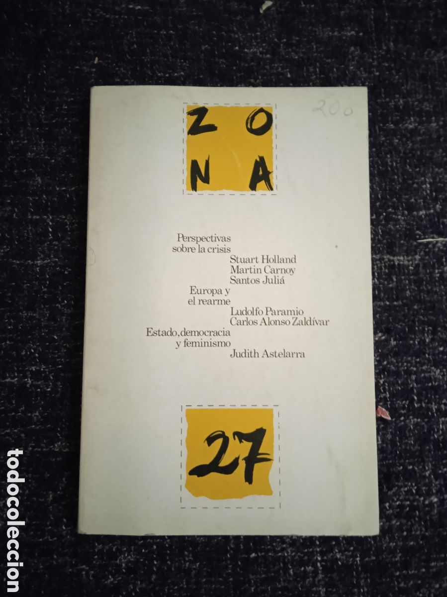 Libros de segunda mano: ZONA ABIERTA N&ordm; 27 - PERSPECTIVAS SOBRE LA CRISIS - A&Ntilde;O 1983