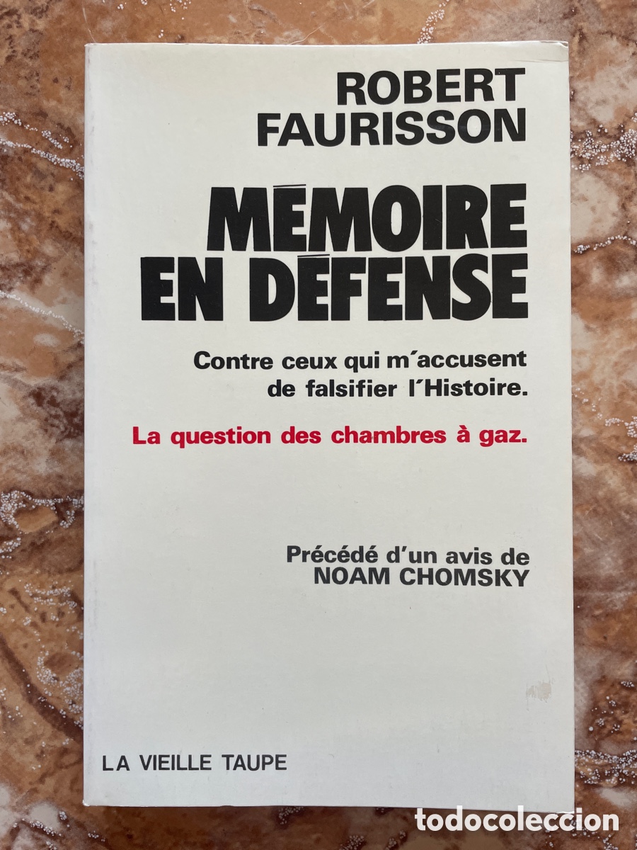 Libros de segunda mano: Memoire en defense, de Robert Faurisson. (Idioma franc&eacute;s)