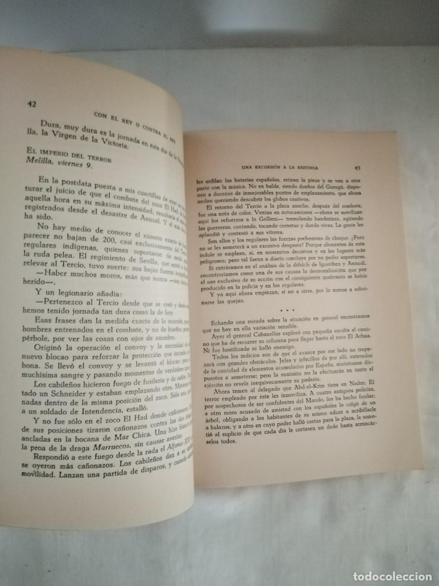 Libros de segunda mano: Con el rey o contra el rey - Foto 10