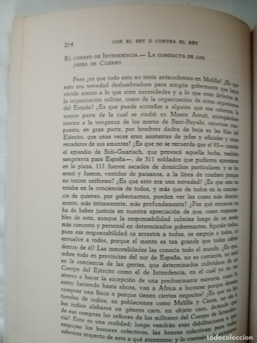 Libros de segunda mano: Con el rey o contra el rey - Foto 11