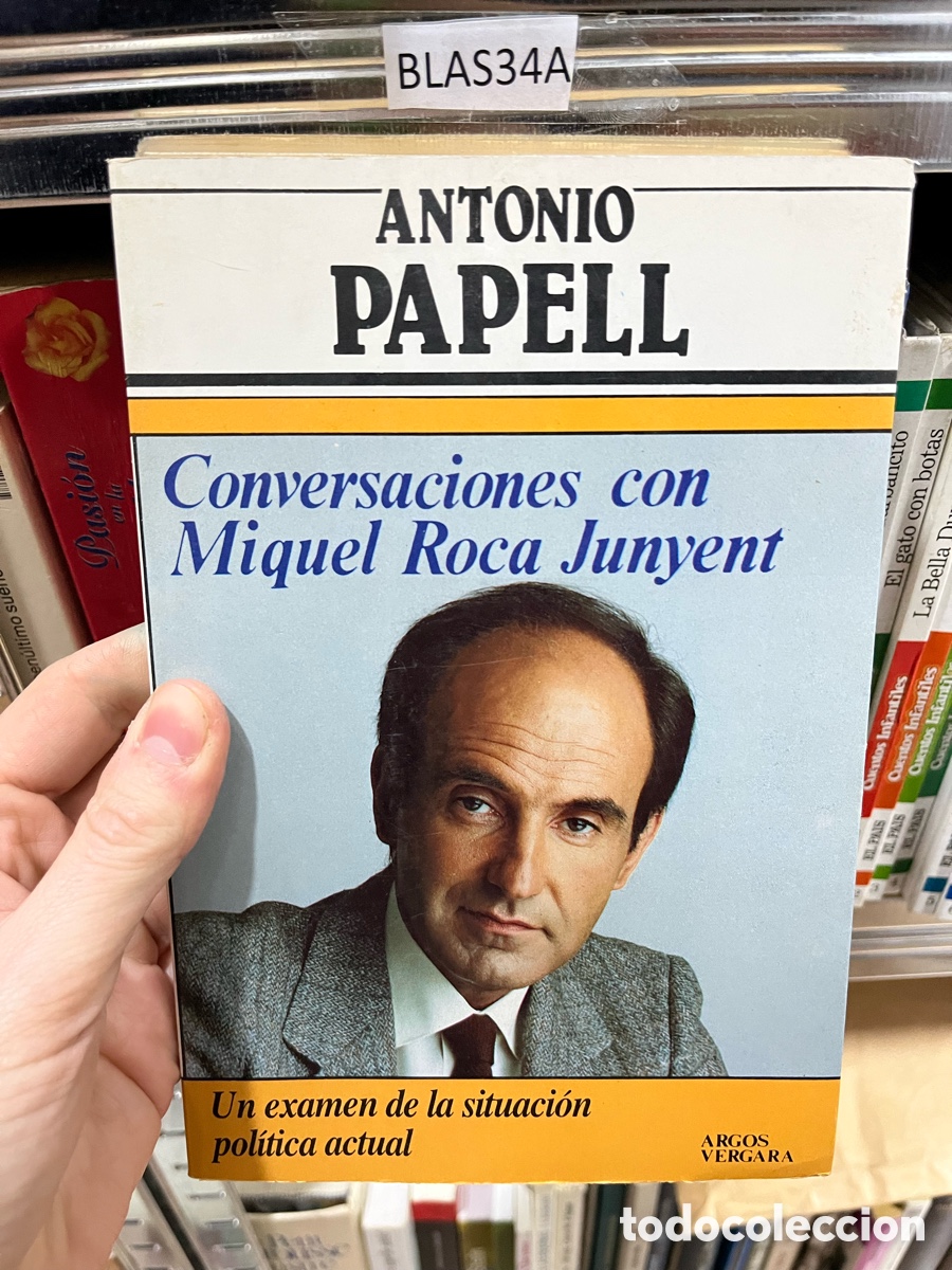 Libros de segunda mano: Blas34A ANTONIO PAPELL Pasi&oacute;n un lit Conversaciones con Miquel Roca Junyent
