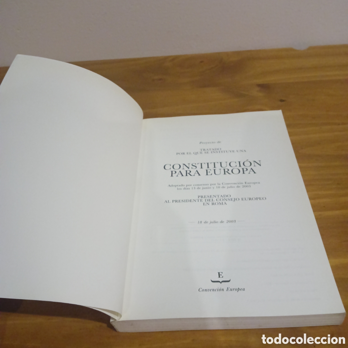Libros de segunda mano: Constituci&oacute;n para Europa. - Foto 2