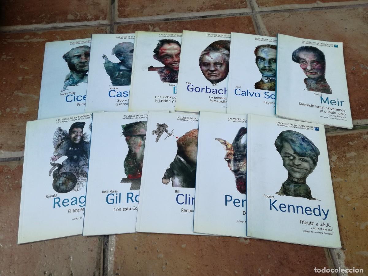 Gebrauchte B&uuml;cher: LOTE DE 11 LIBROS DE LAS VOCES DE LA DEMOCRACIA