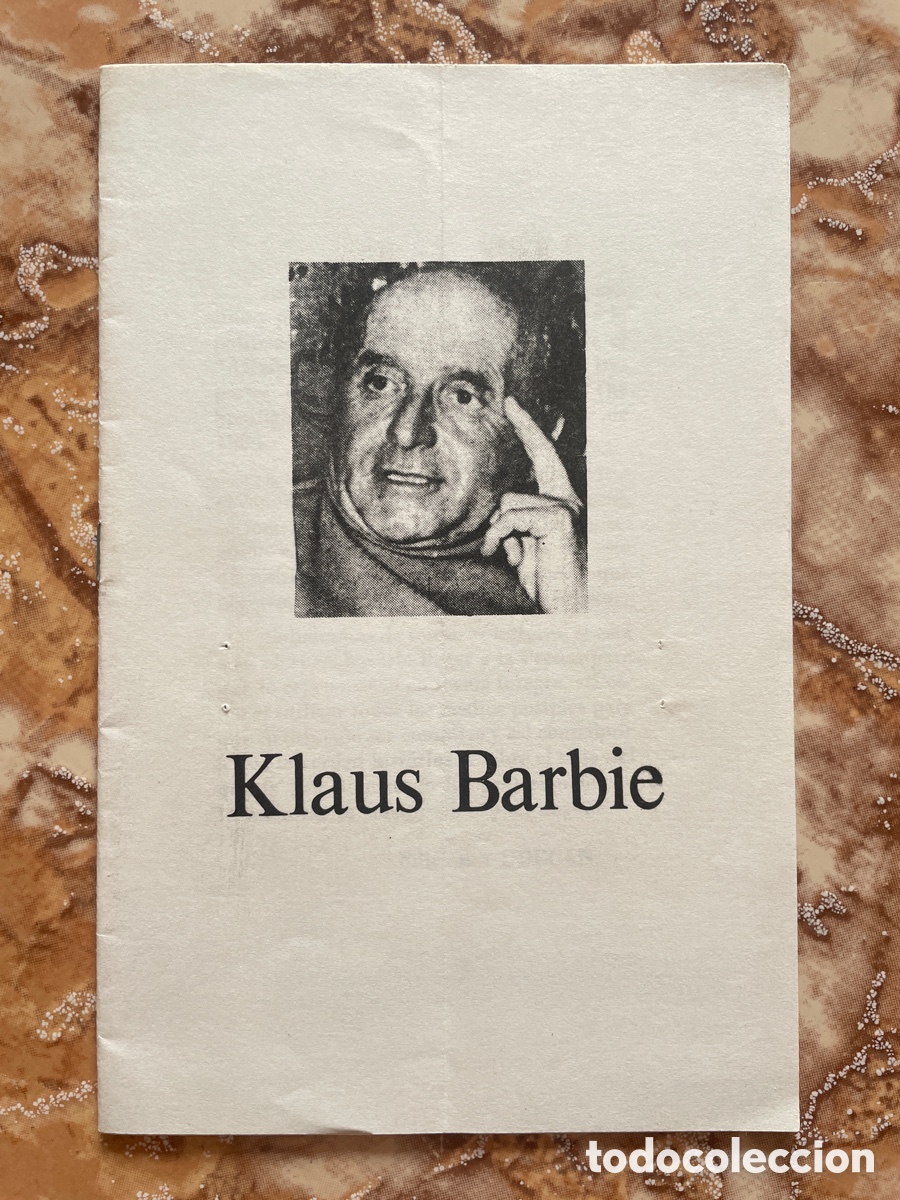 Second hand books: Klaus Barbie, ed Udecan.