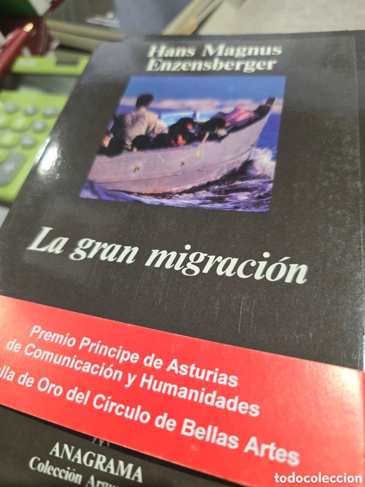 Second hand books: La Gran migraci&oacute;n- Hans Magnus Enzensberger (Anagrama Argumentos)