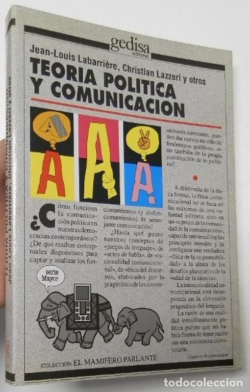 Second hand books: Teor&iacute;a pol&iacute;tica y comunicaci&oacute;n - Jean-louis Labarri&egrave;re, Christian Lazzeri Y Otros