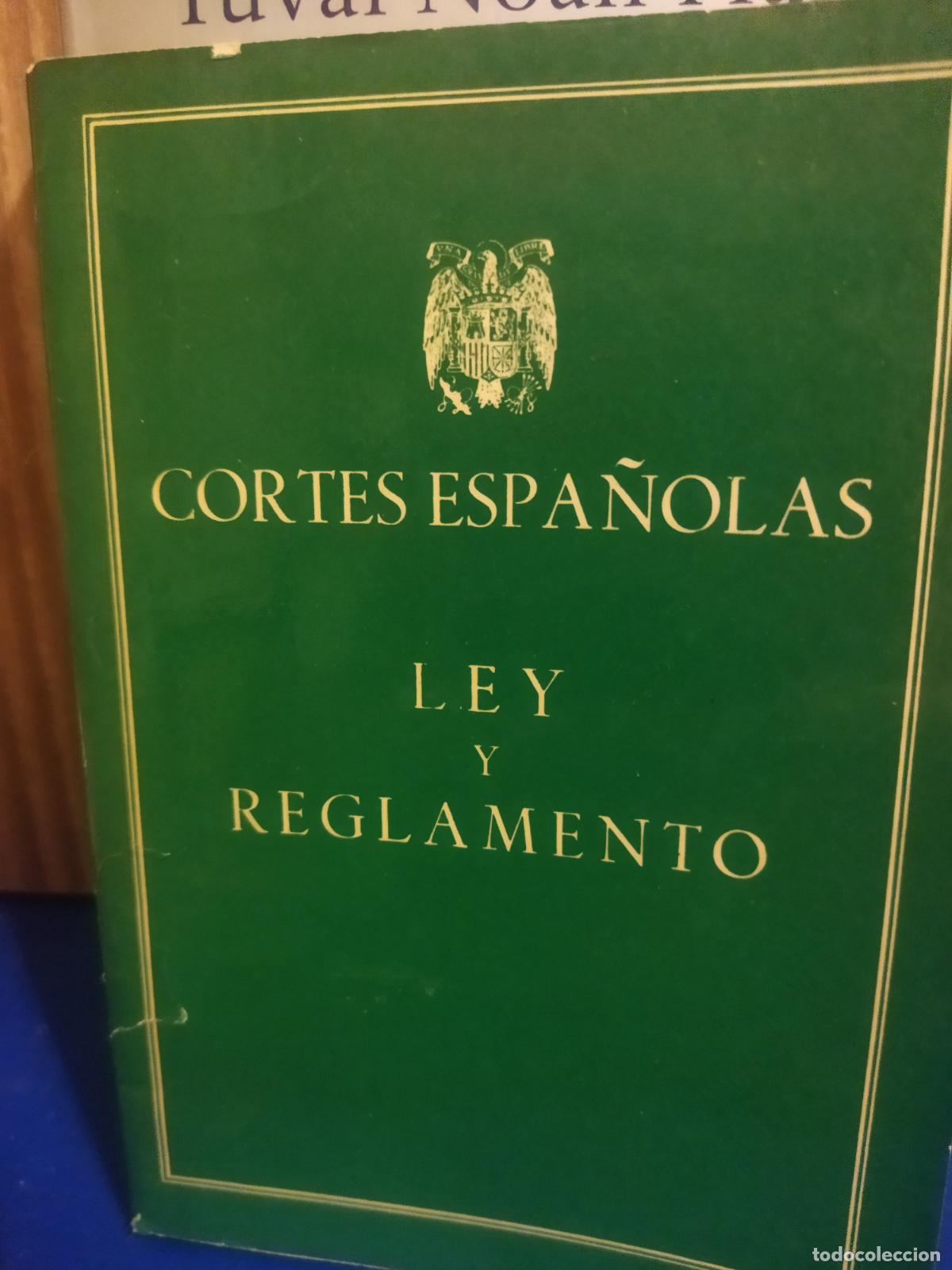 Libros de segunda mano: Cortes Espa&ntilde;olas ley y reglamento - Foto 1
