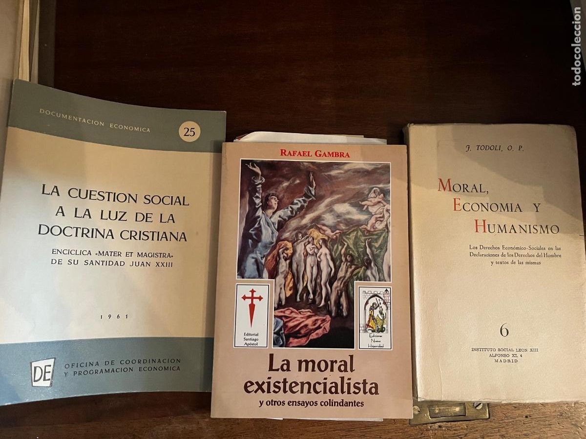 Libros de segunda mano: 3 libros pensamiento pol&iacute;tico cristiano