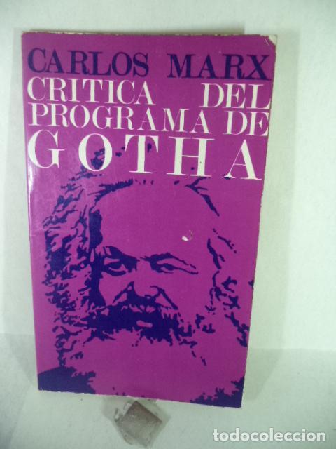 Libros de segunda mano: CRITICA DEL PROGRAMA DE GOTHA - KARL MARX - Foto 1