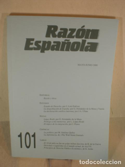 Libros de segunda mano: RAZON ESPA&Ntilde;OLA - VARIOS - Foto 1