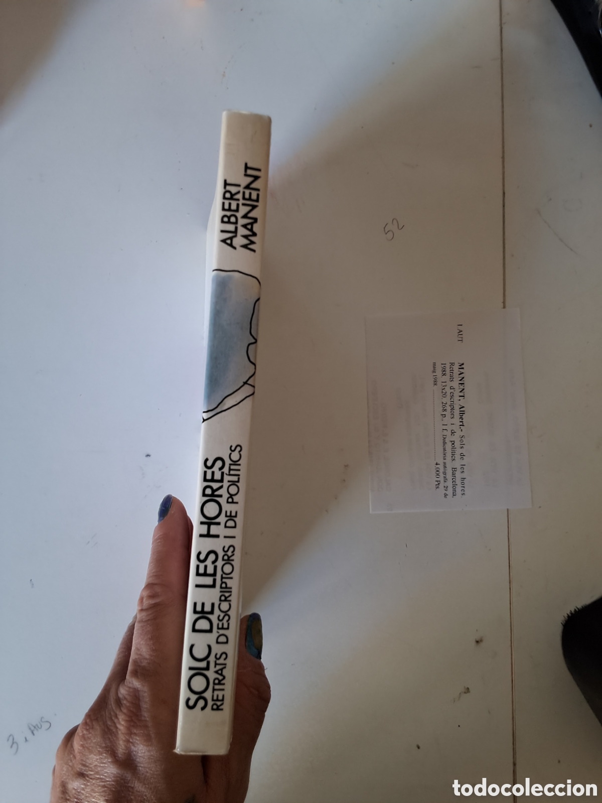 Libros de segunda mano: SOLC DE LES HORES. Albert Manent. - Foto 2