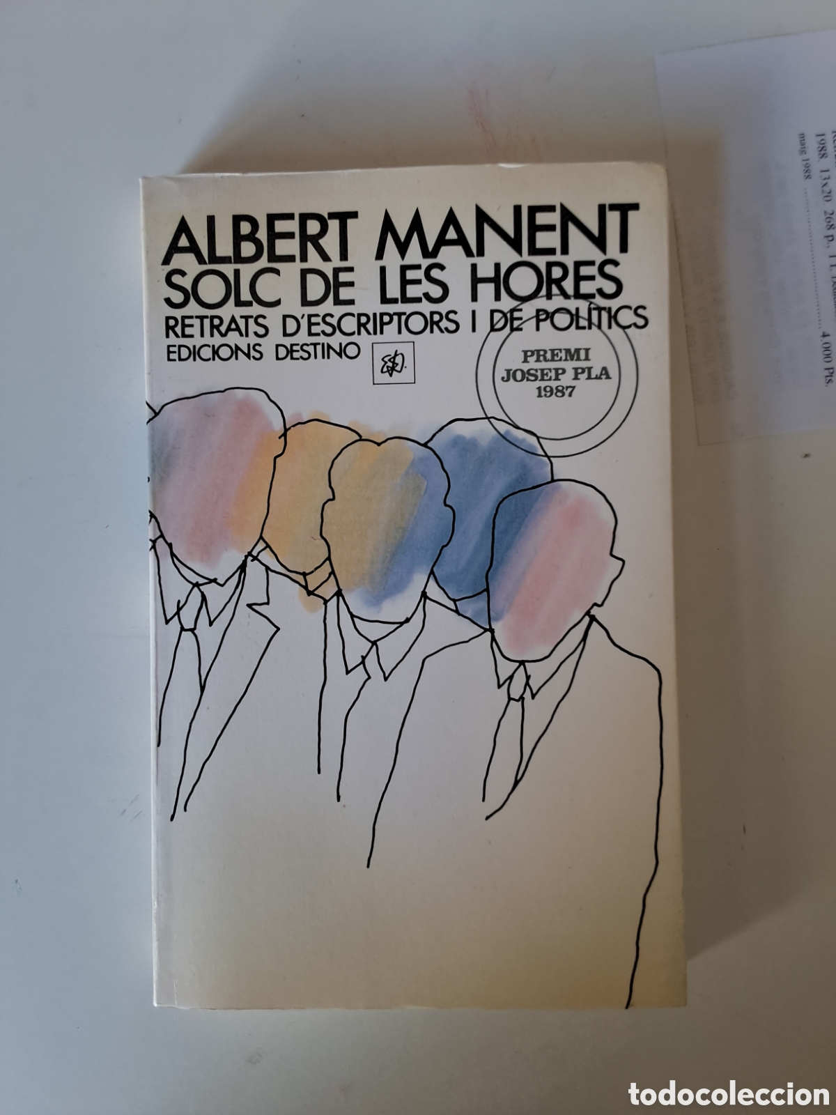 Libros de segunda mano: SOLC DE LES HORES. Albert Manent. - Foto 1