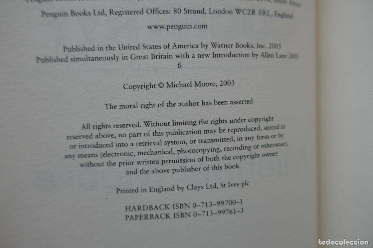 Libros de segunda mano: Stupid White Men - de Michael Moore (en Ingl&eacute;s) - Foto 5
