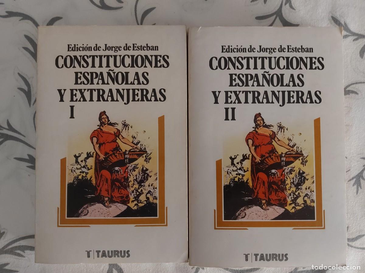 Libros de segunda mano: Constituciones espa&ntilde;olas y extranjeras. Edici&oacute;n de Jorge de Esteban. 1977 - Foto 1