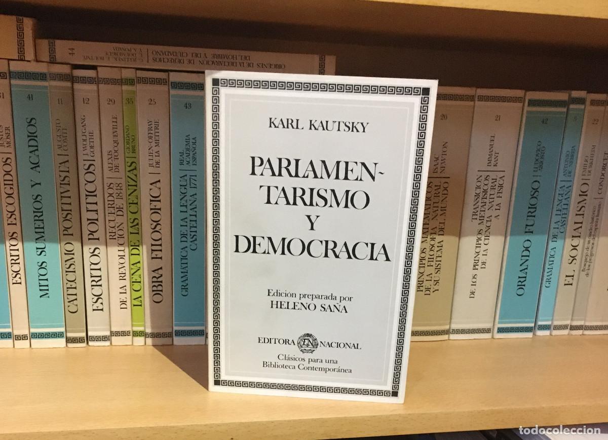 Second hand books: KARL KAUTSKY/PARLAMENTARISMO Y DEMOCRACIA/ED. NACIONAL/MADRID, 1982/MUY BUEN ESTADO