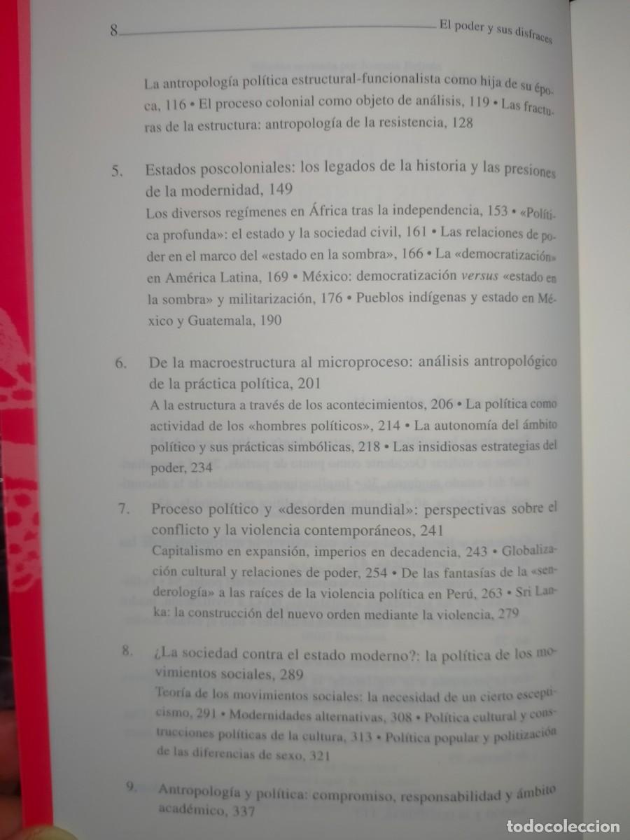 Libros de segunda mano: JOHN GLEDHILL. EL PODER Y SUS DISFRACES .BELLATERRA - Foto 3
