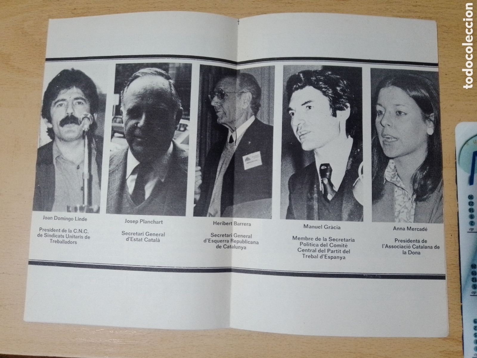 Libros de segunda mano: esquerra de catalunya programa 1977 - Foto 3