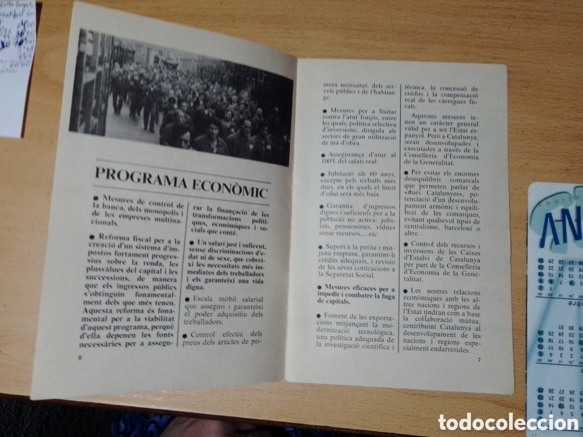 Libros de segunda mano: esquerra de catalunya programa 1977 - Foto 4