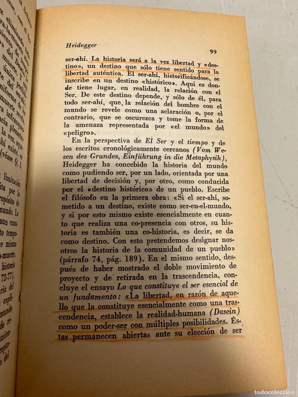 Libros de segunda mano: Heidegger - Rene Scherer y Arion Lothar Kelkel - Foto 2