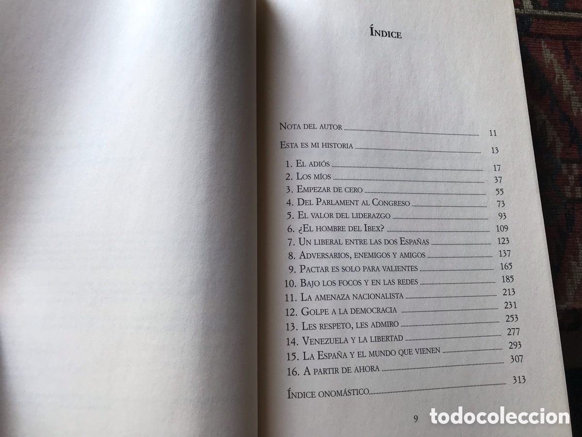 Libros de segunda mano: Albert Rivera. Un ciudadano libre. Espasa - Foto 4