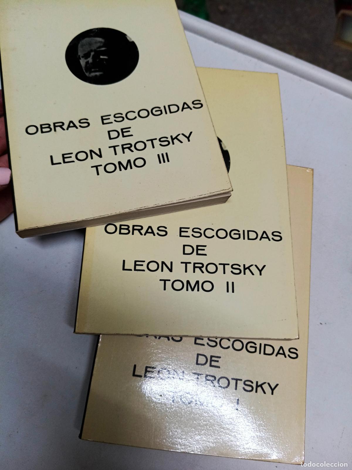 Libros de segunda mano: Obras escogidas de Leon Trotsky.3 tomos. - Foto 2