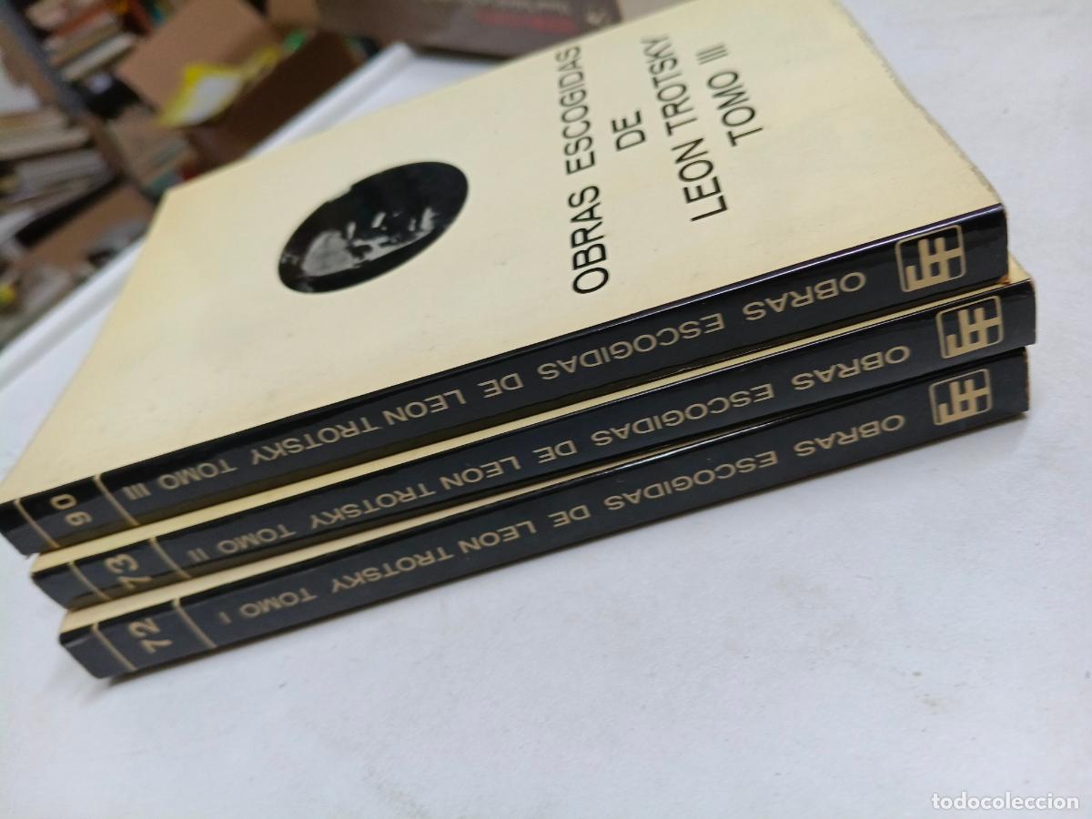 Libros de segunda mano: Obras escogidas de Leon Trotsky.3 tomos. - Foto 1