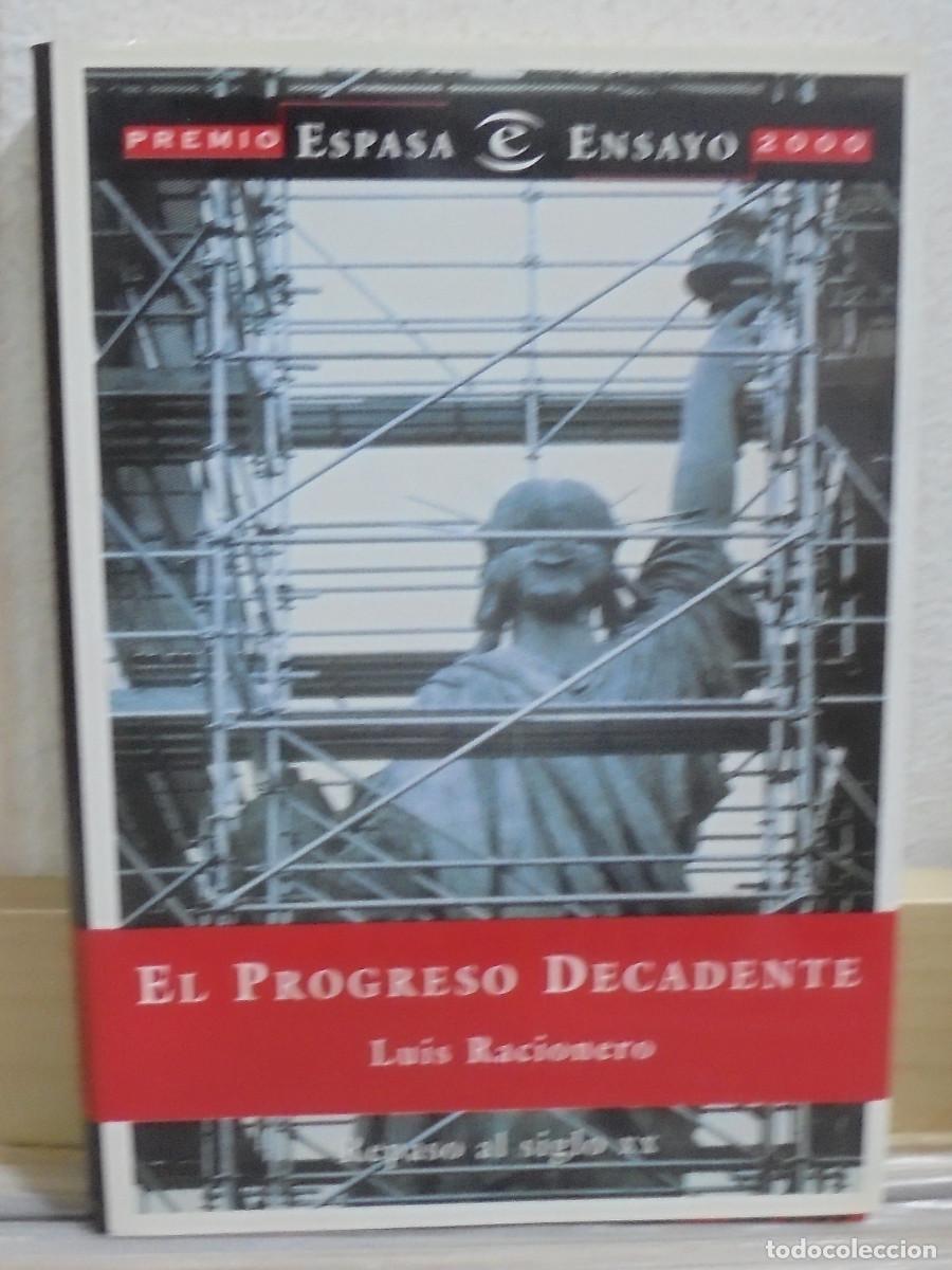 Libros de segunda mano: El progreso decadente. Luis Racionero - Foto 1