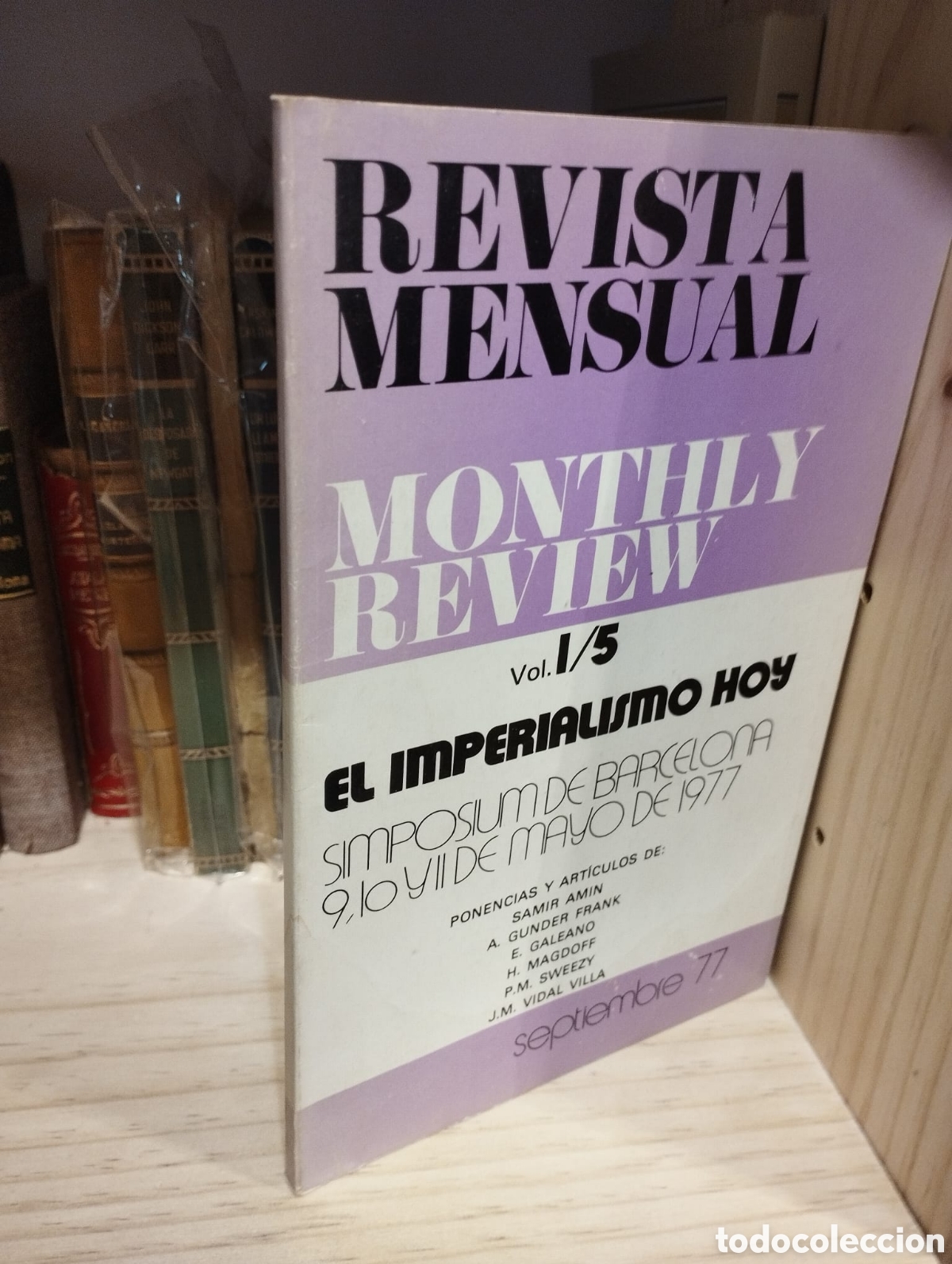 Second hand books: Revista Monthly Review. Vol. 1/5. Septiembre 1977. El imperialismo hoy