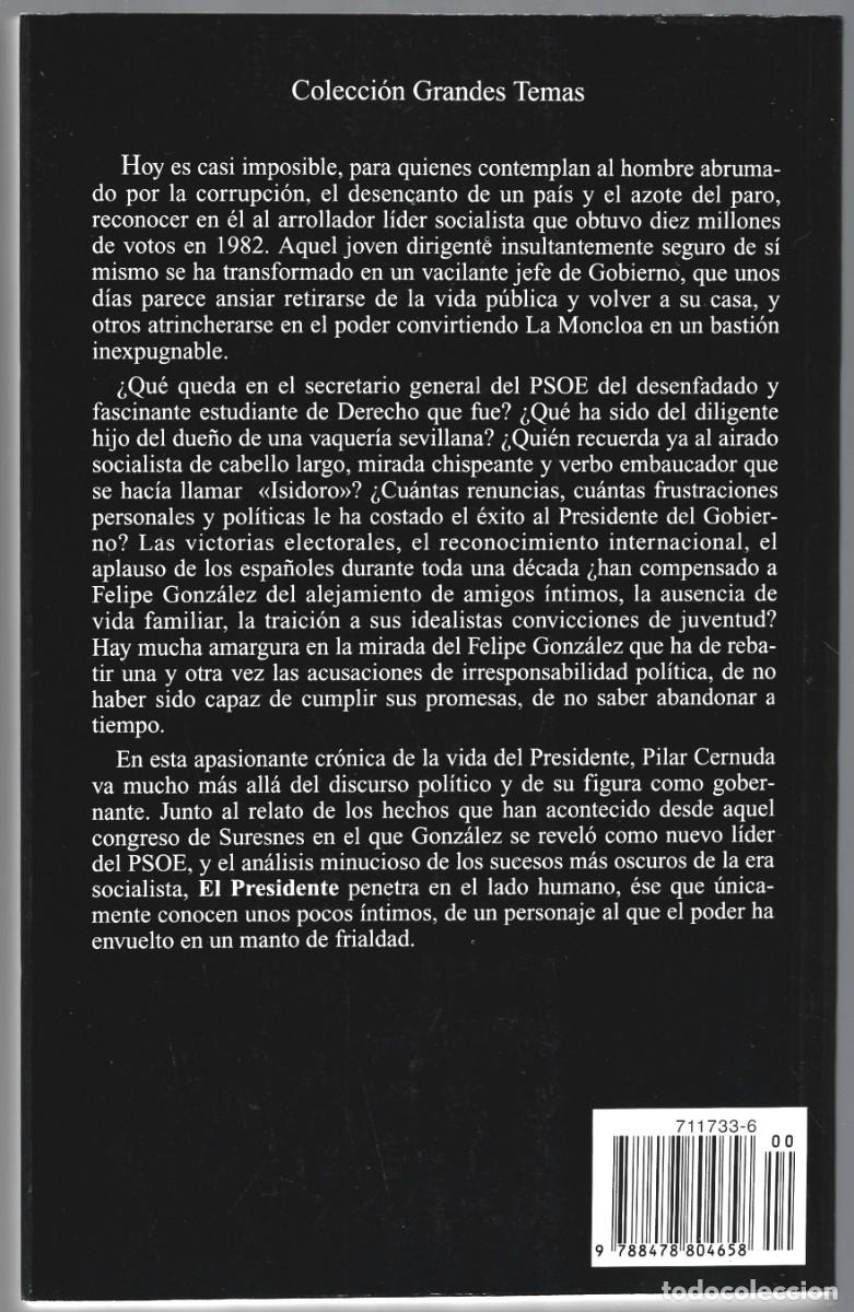 Libros de segunda mano: EL PRESIDENTE PILAR CERNUDA - Foto 2